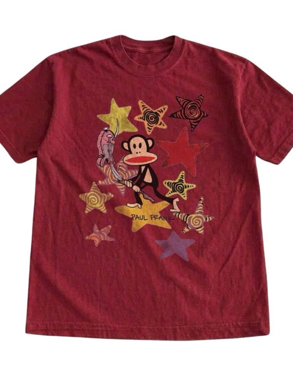 Paul Frank Red Graphic Monkey Tee